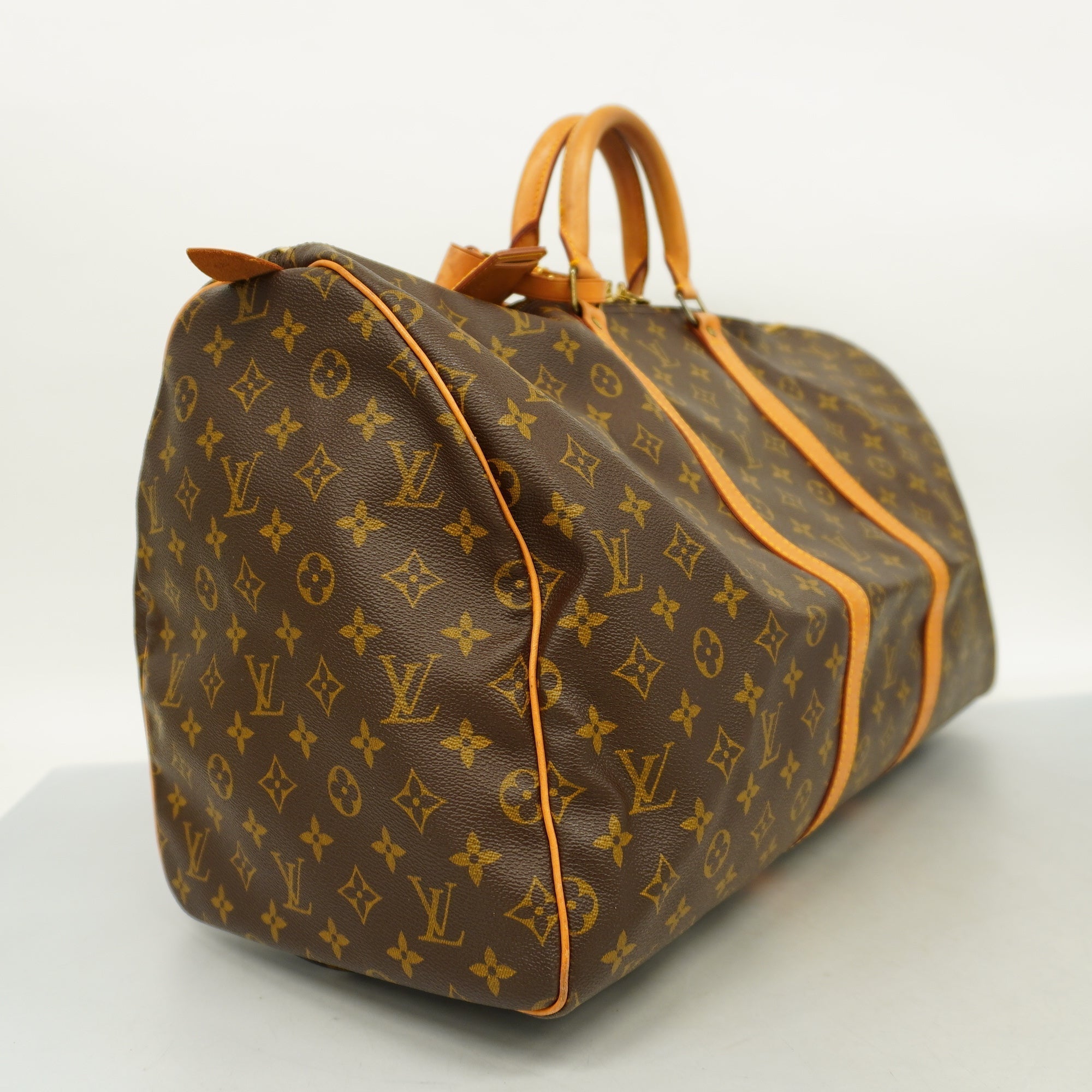 LOUIS VUITTONAuth  Monogram Keepol 55 M41424 Boston Bag