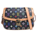 LOUIS VUITTON Monogram Multicolor Sologne Shoulder Bag M92639 Black/Multicolor Women's