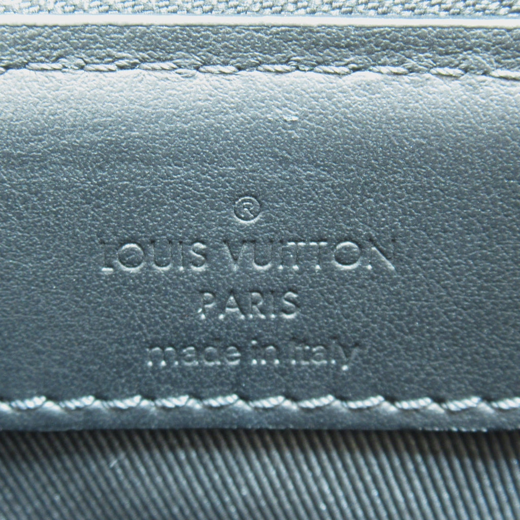LOUIS VUITTON Sac Plat/Cross Shoulder Bag Black Monogram eclipse PVC coated canvas M46098