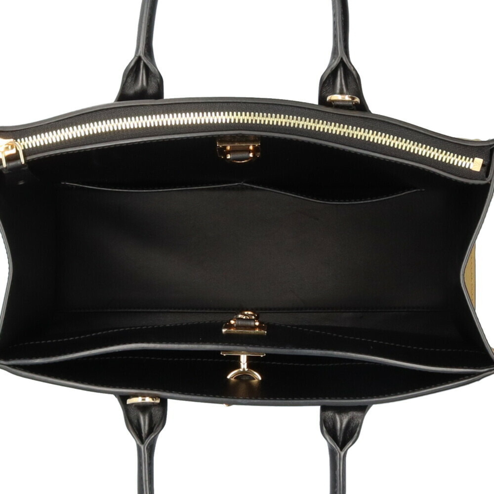 LOUIS VUITTON City Steamer MM Monogram Reverse Shoulder Bag Calf M43406 Black Women's