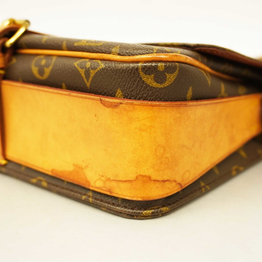 LOUIS VUITTONAuth  Monogram Cartesier M51252 Women's Shoulder Bag