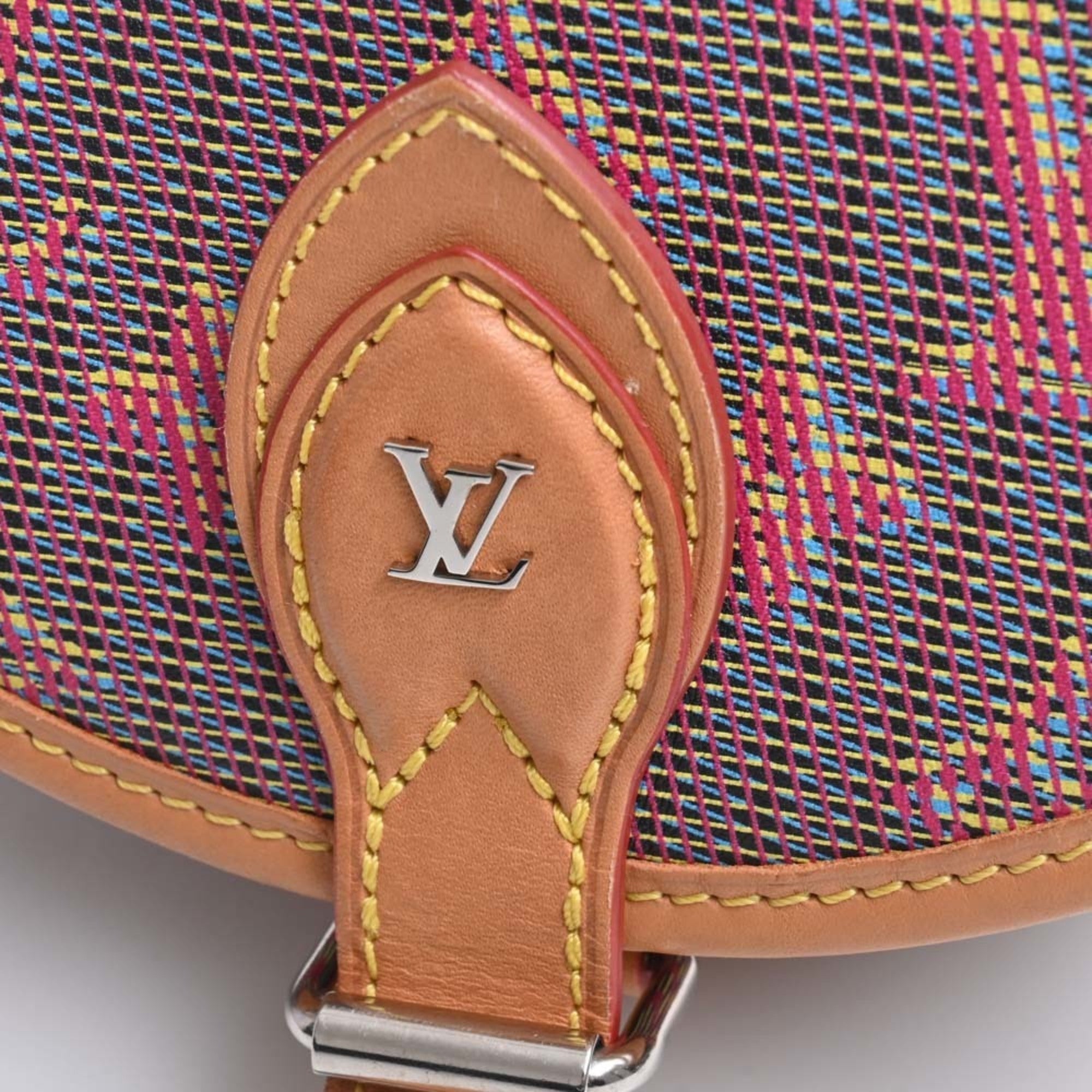 LOUIS VUITTON Monogram LV Pop Tamburan Shoulder Bag M55460 Brown/Multicolor Women's