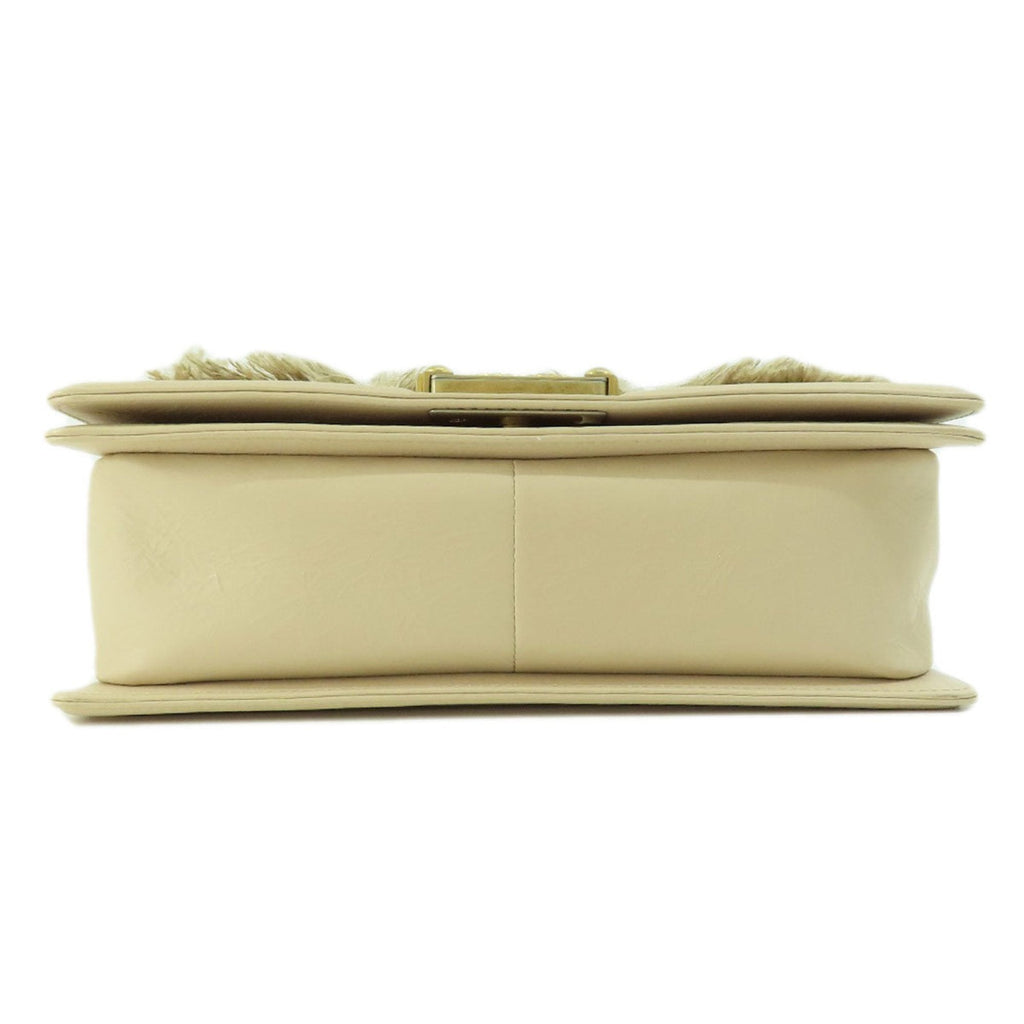 CHANEL Boy  Bijou Shoulder Bag Calf Women's