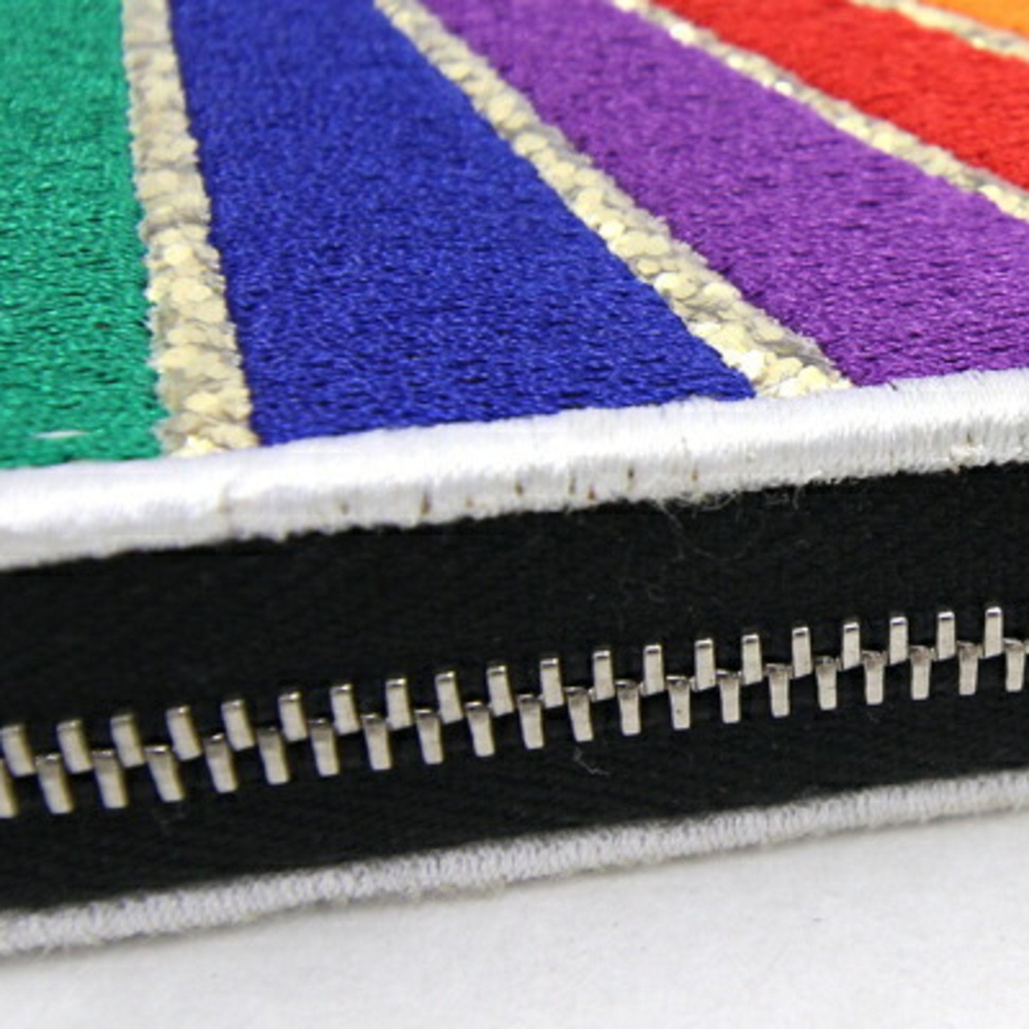 SAINT LAURENT Coin Case 456893 Multicolor Fabric Purse Accessory Women's Men's  PARIS