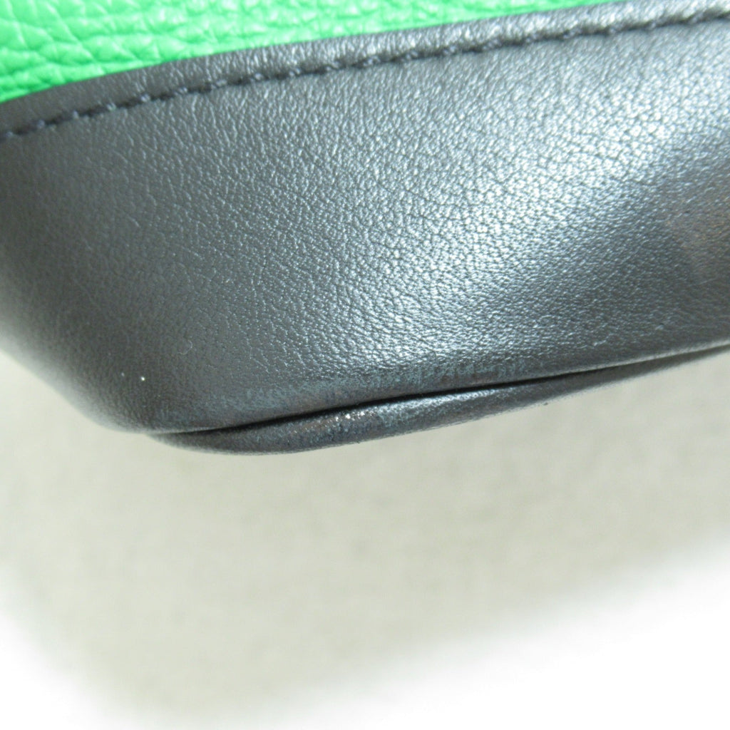 LOUIS VUITTON Cruiser GM Shoulder Bag Green Black Black Calfskin Calfskin [cowhide] M57819