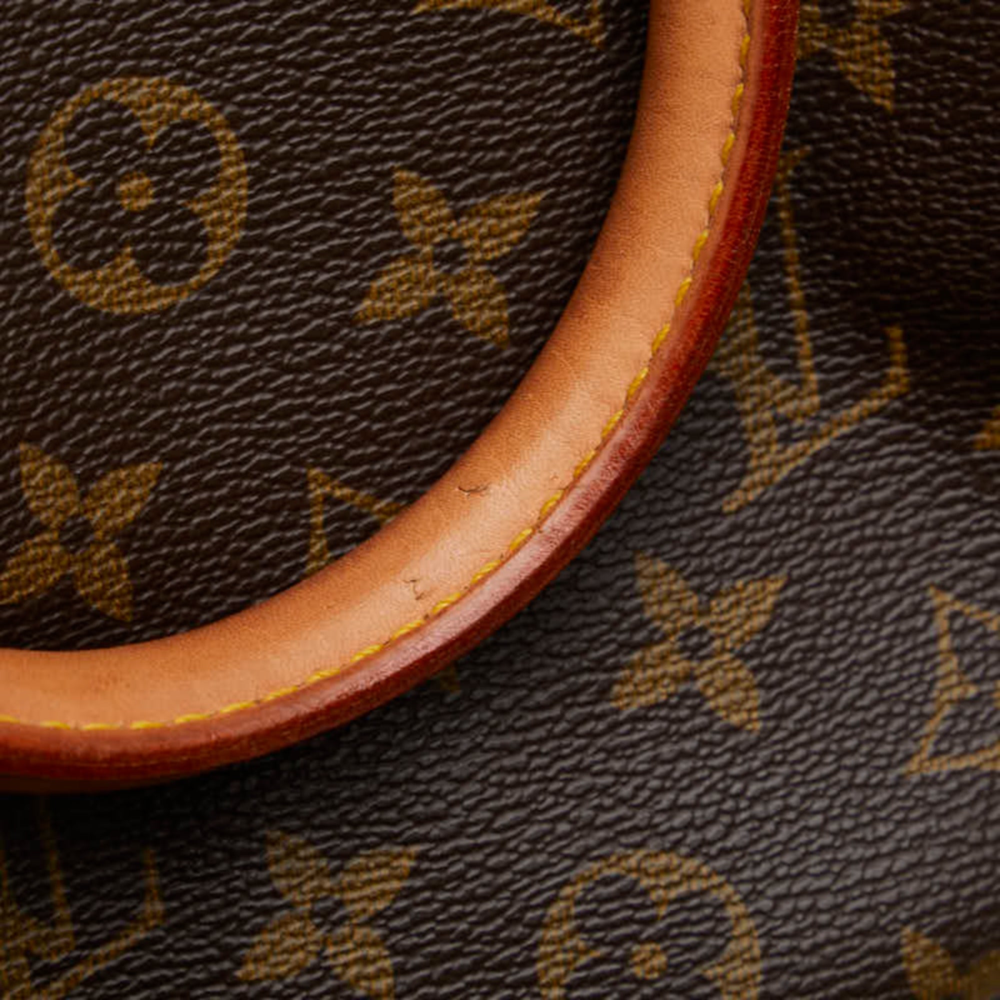 LOUIS VUITTON Monogram Speedy 35 Handbag Boston Bag M41524 Brown PVC Leather Ladies