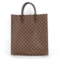 LOUIS VUITTON Damier Sac Pla N51140 Handbag PVC Coated Canvas Ebene Women's