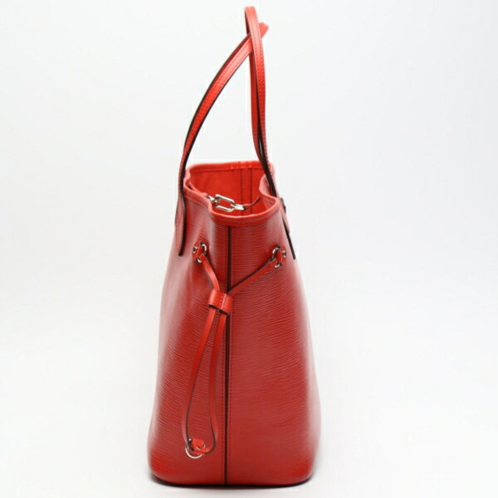 LOUIS VUITTON Neverfull MM Epi Grenard with Pouch M41318  Red Tote Bag LV