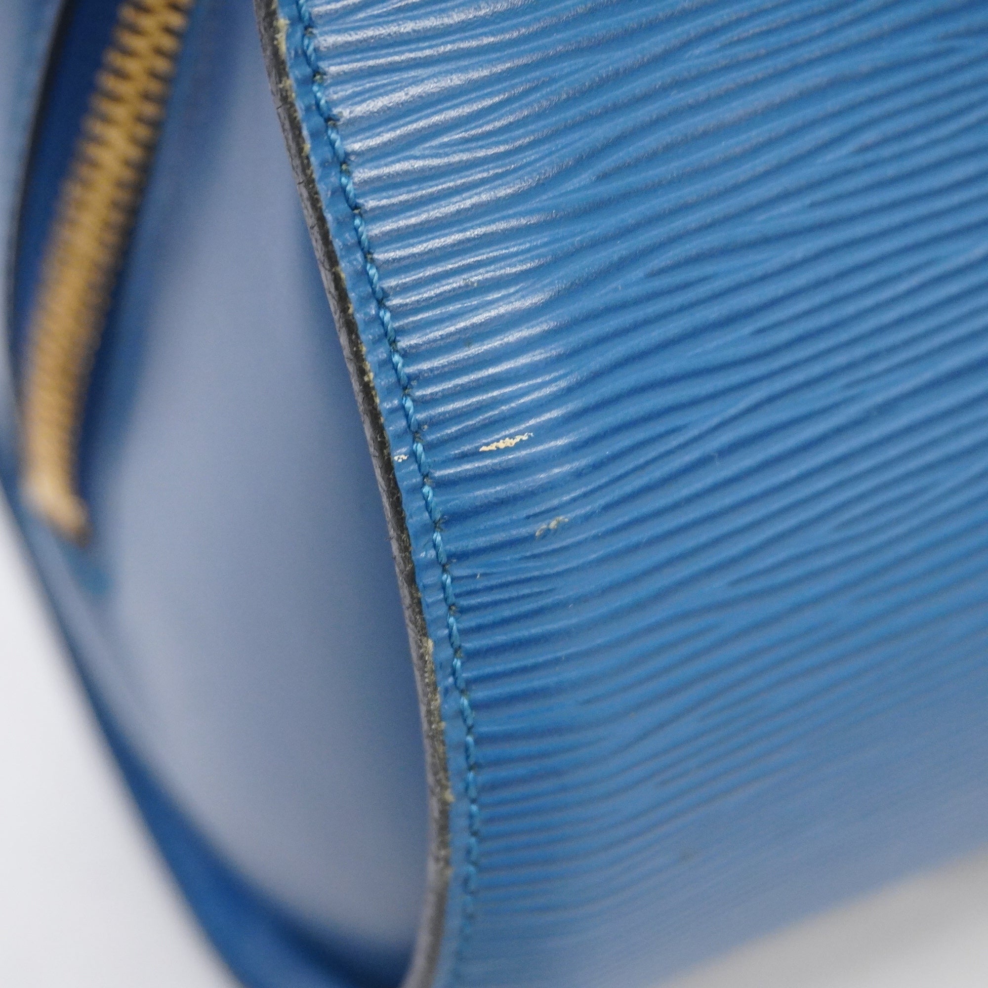 LOUIS VUITTONAuth  Epi Sufro M52227 Women's Handbag Toledo Blue