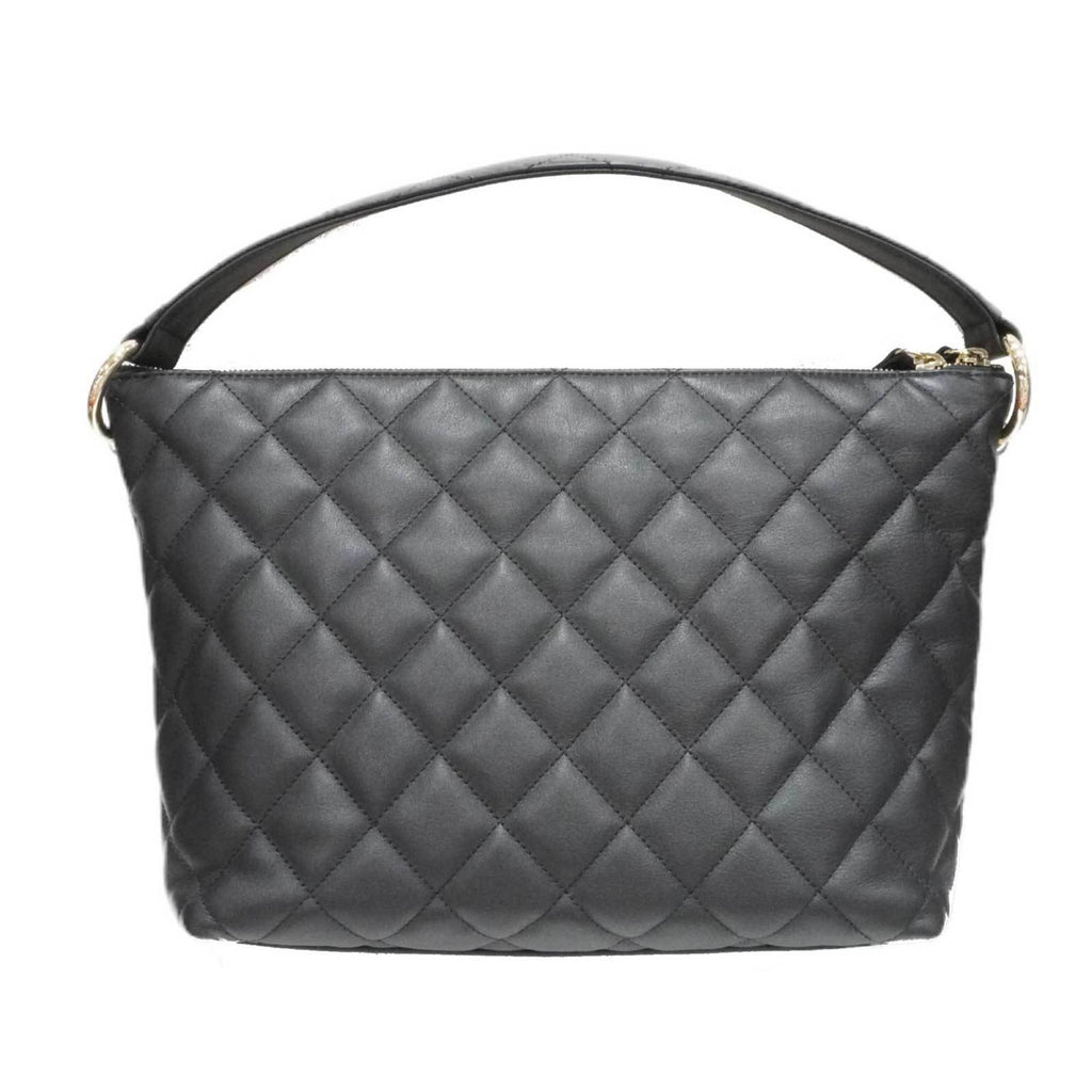 CHANEL Maxi Hobo Bag AS4347B Shoulder Black [SG Hardware] Calfskin Women's Men's
