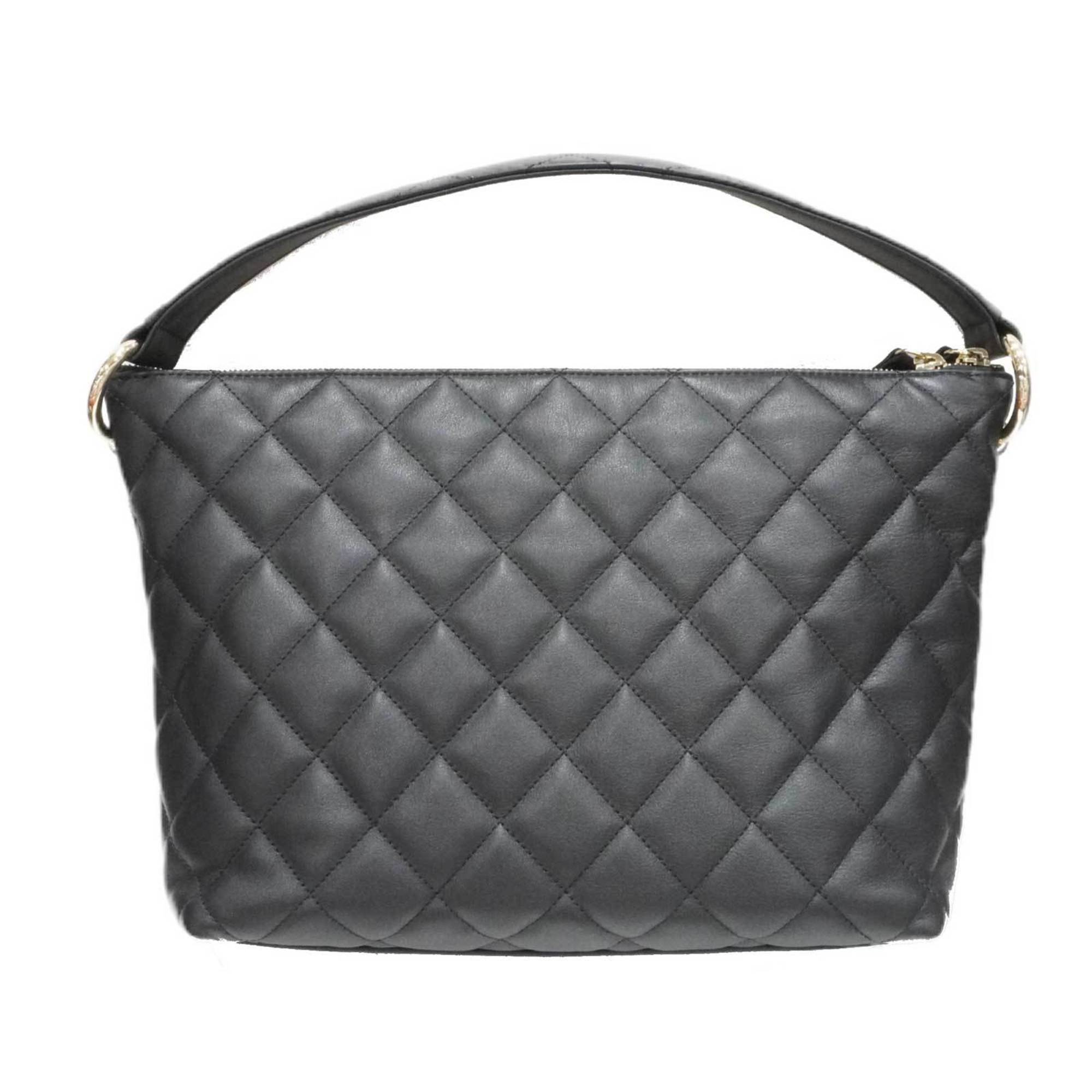 CHANEL Maxi Hobo Bag AS4347B Shoulder Black [SG Hardware] Calfskin Women's Men's