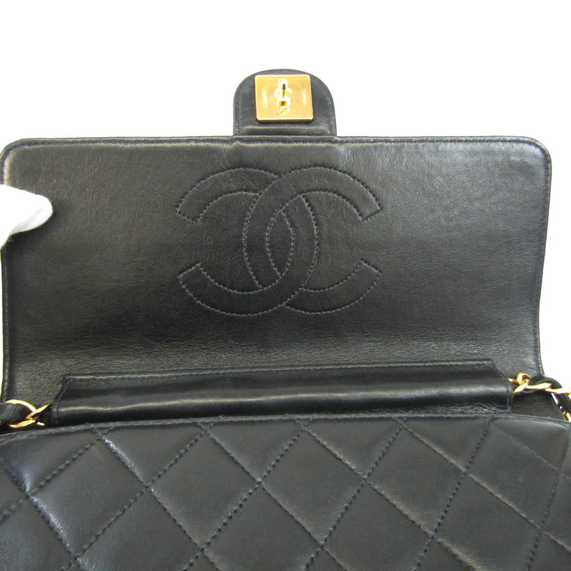 CHANEL Matelasse A03569 Women's Leather Shoulder Bag