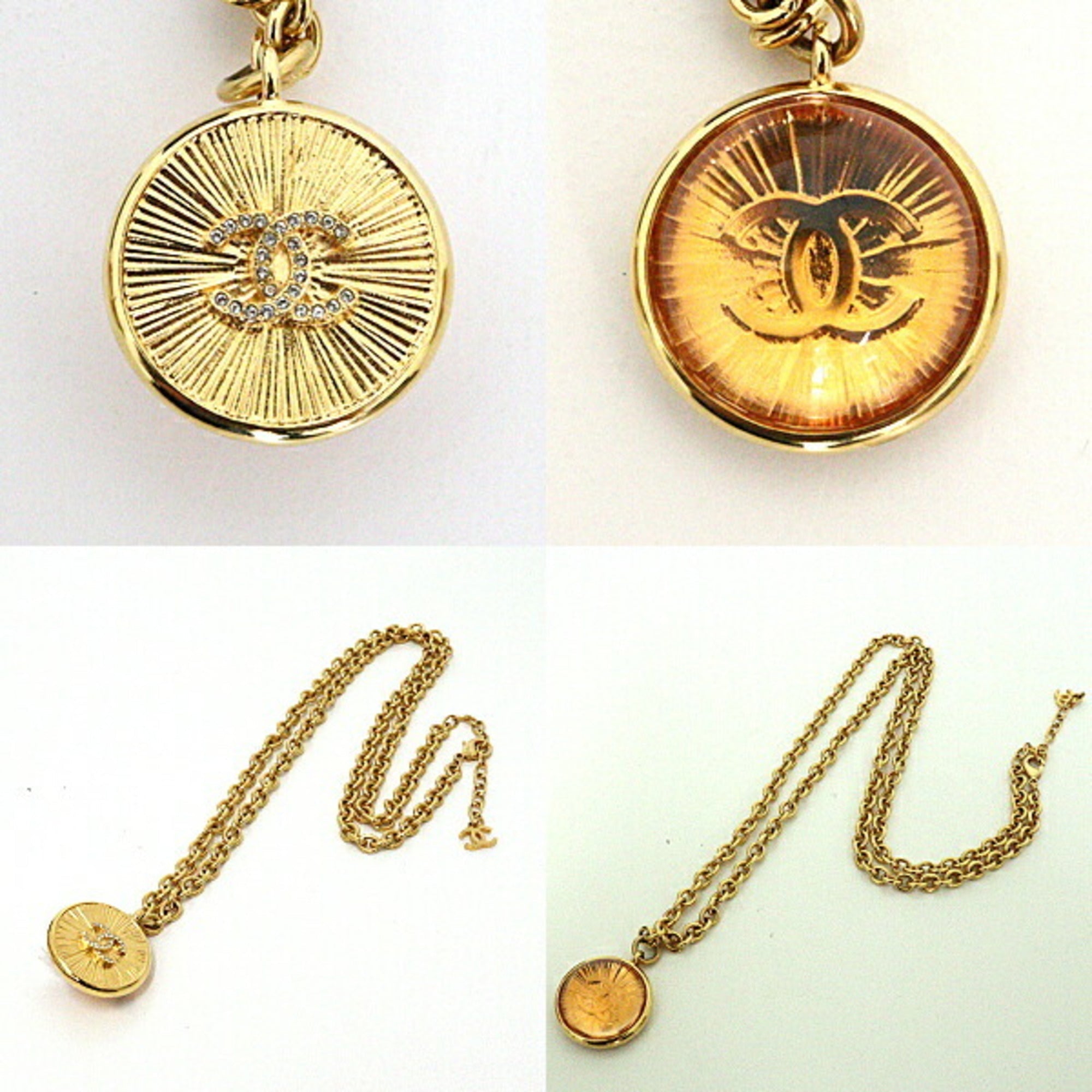 CHANEL L22A Brass Pendant