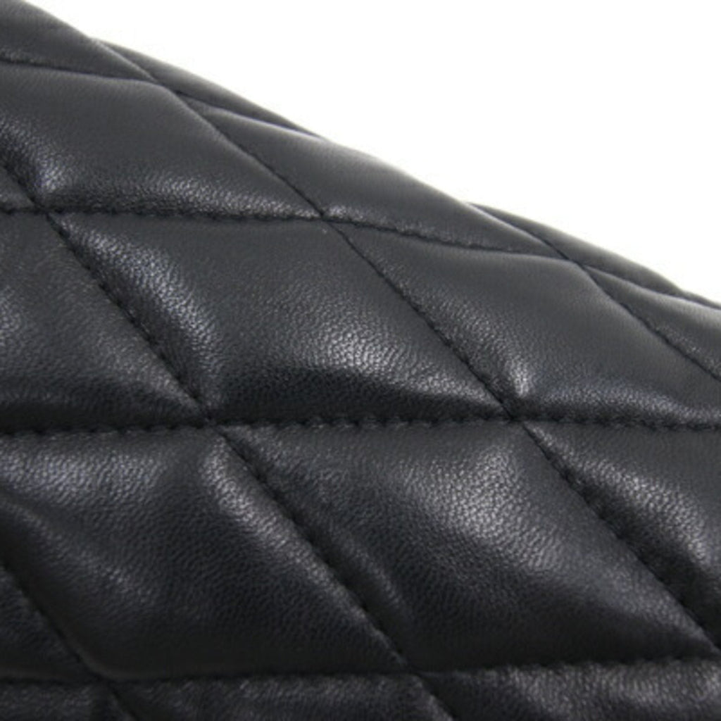 SAINT LAURENT Handbag Small Tube Bag 712706 Black Leather Chain Women's  PARIS