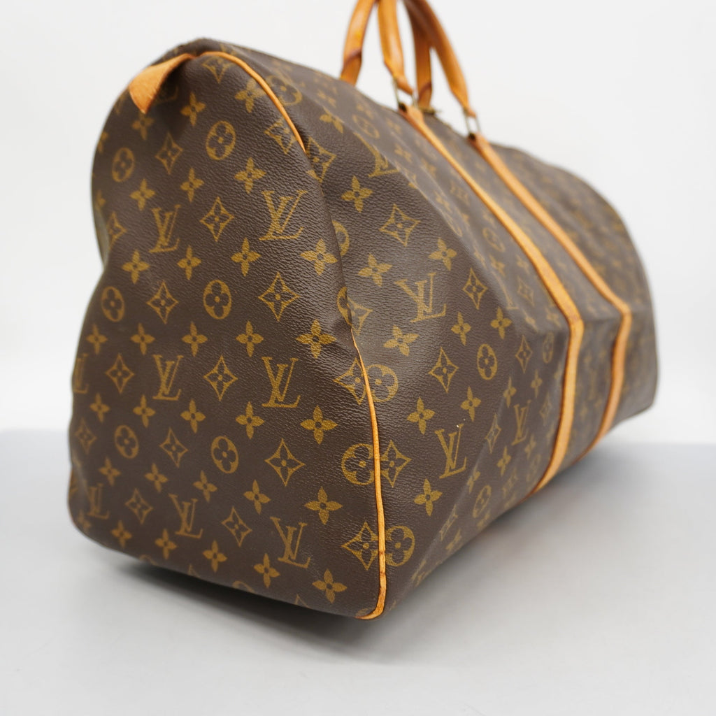 LOUIS VUITTONAuth  Monogram Keepol 55 M41424 Men,Women,Unisex Boston Bag