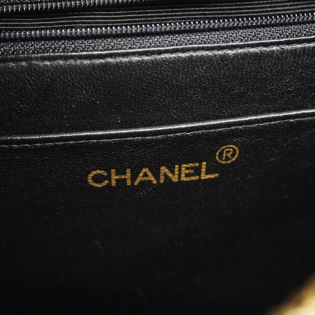 CHANELAuth  Matelasse Rucksack Chain Shoulder Women's Patent Leather Backpack