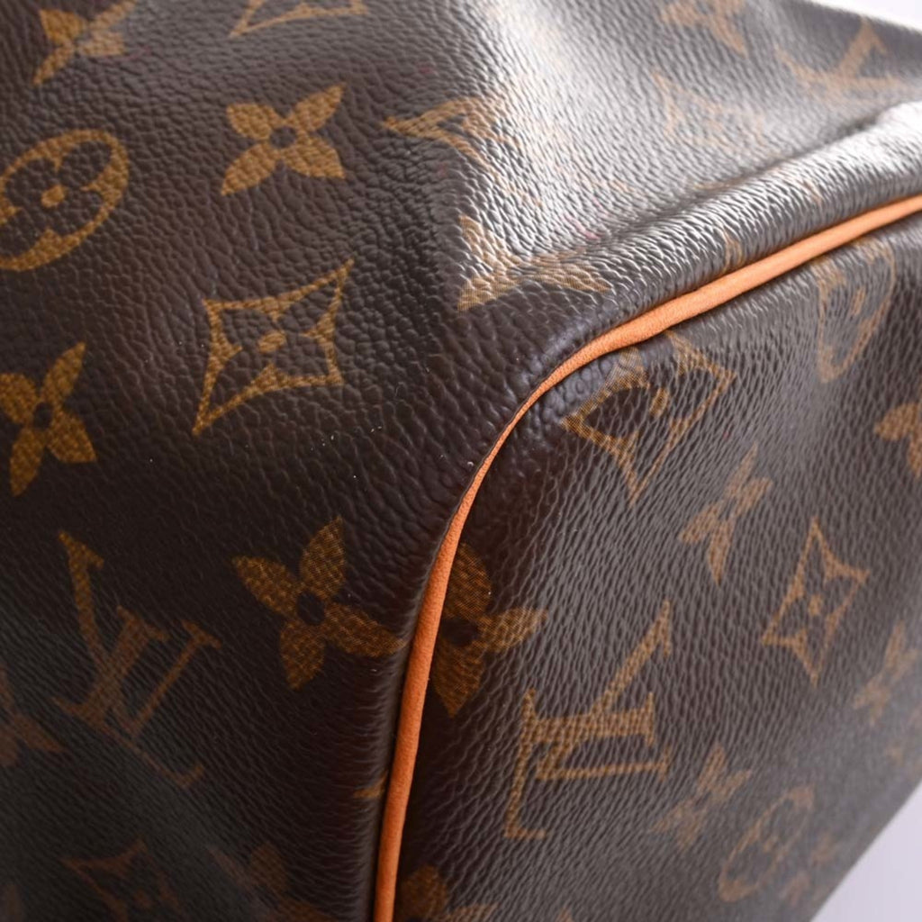 LOUIS VUITTON Monogram Speedy 30 Handbag Mini Boston Bag M41526 Brown Women's