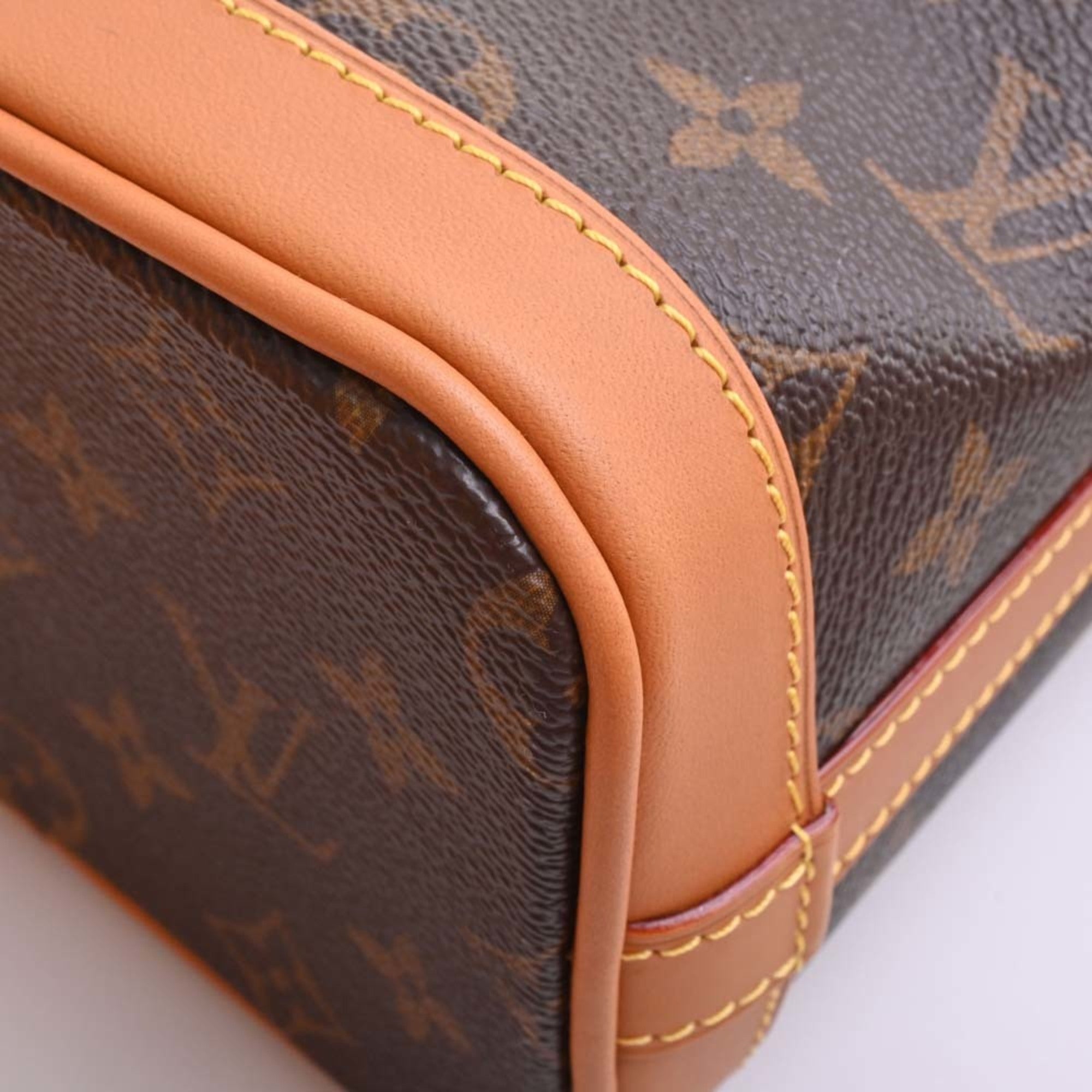 LOUIS VUITTON Monogram Milk Box Shoulder Bag M44877 Brown Women's