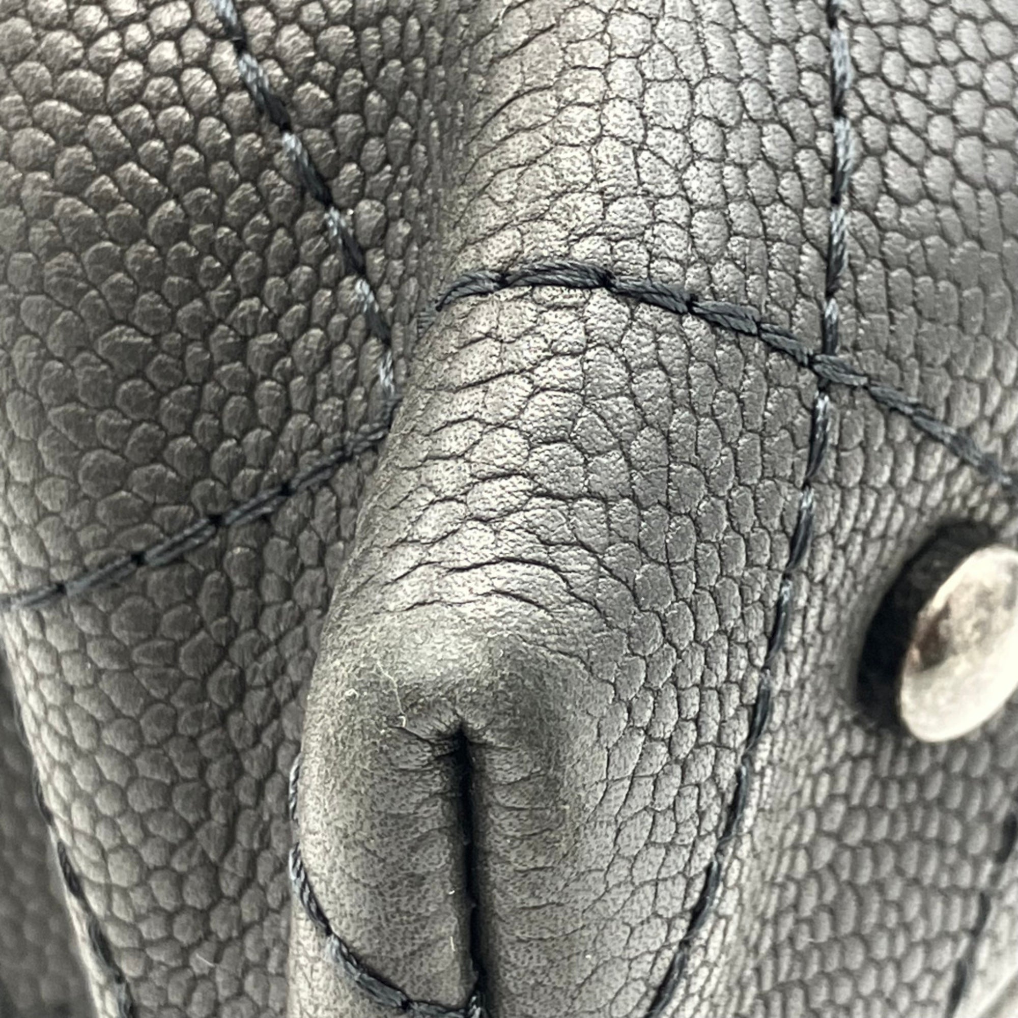 CHANEL Wild Stitch Shoulder Bag Women's Men's Leather