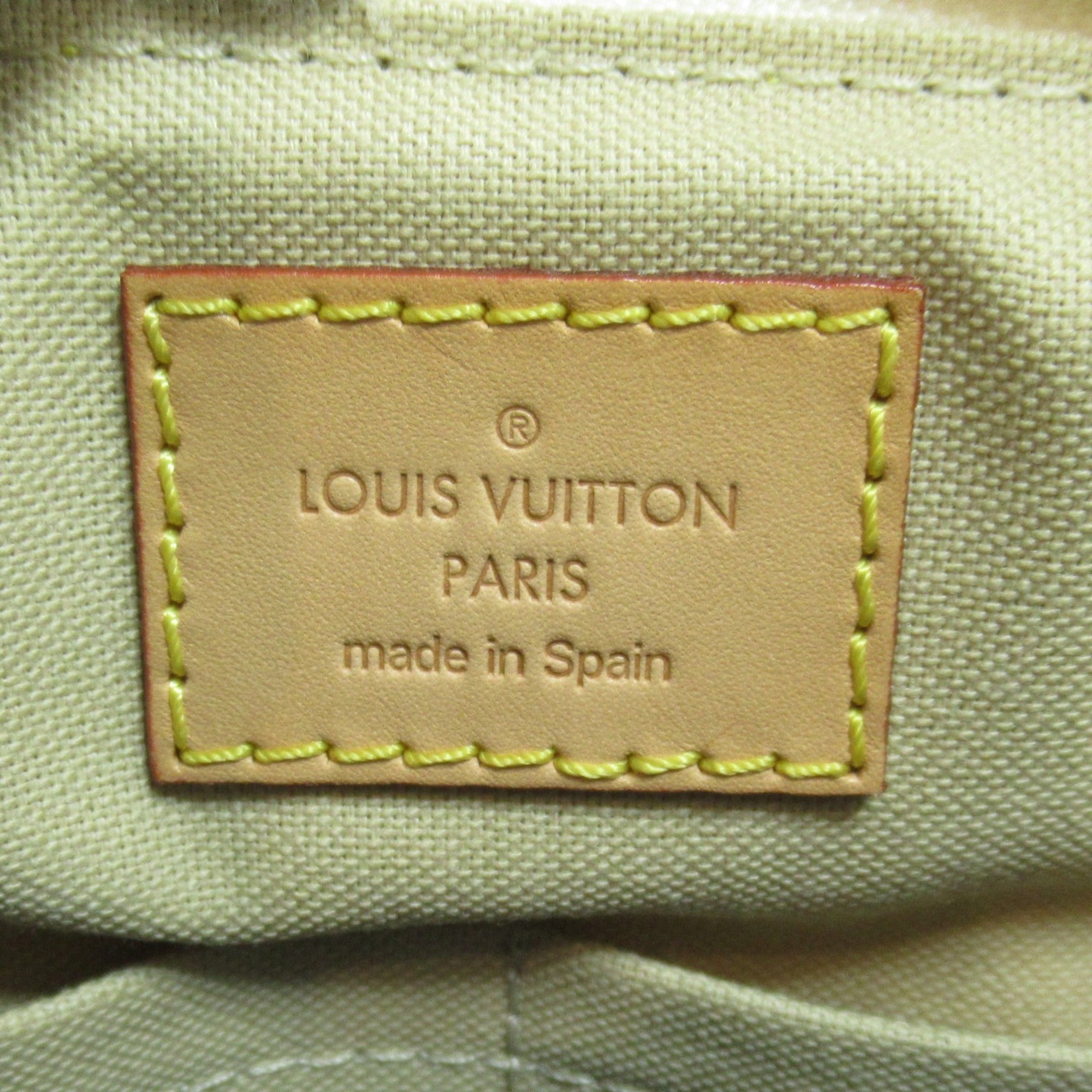 LOUIS VUITTON SiracusaPM Shoulder Bag Ivory Damier Azur PVC coated canvas N41113