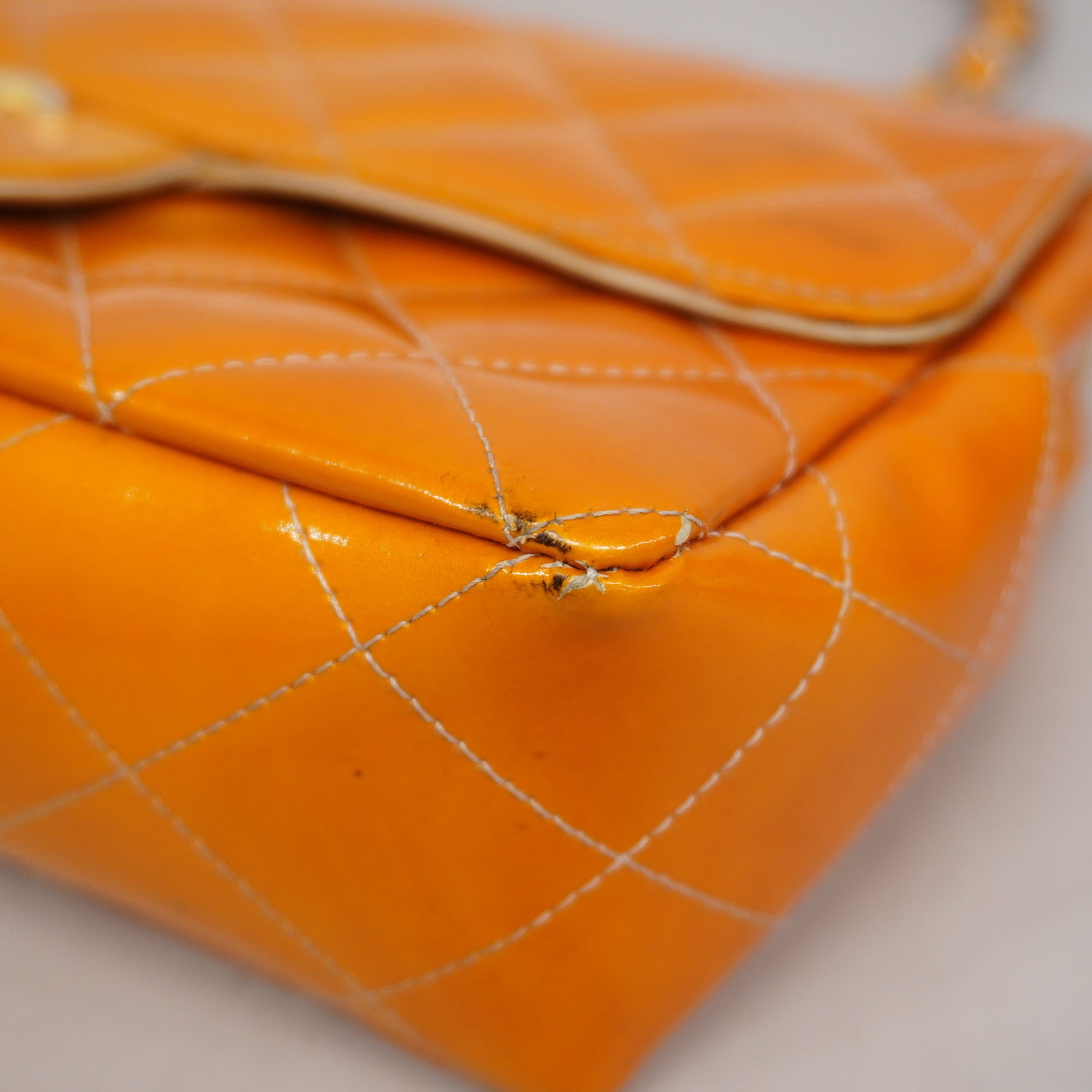 CHANELAuth  Matelasse Chain Shoulder Bag Lambskin Women's Patent Leather