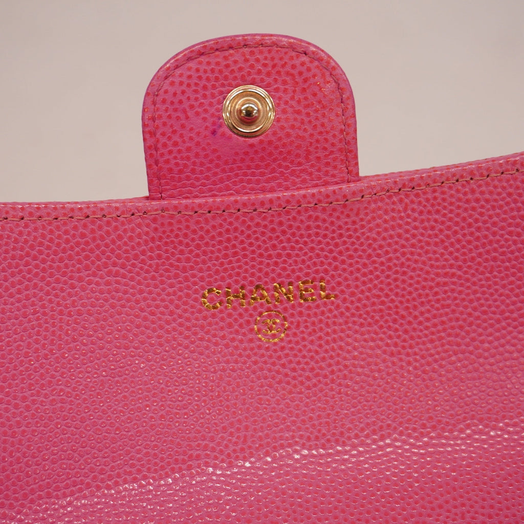 CHANEL  Matelasse Gold Hardware Women's Caviar Leather Caviar Leather