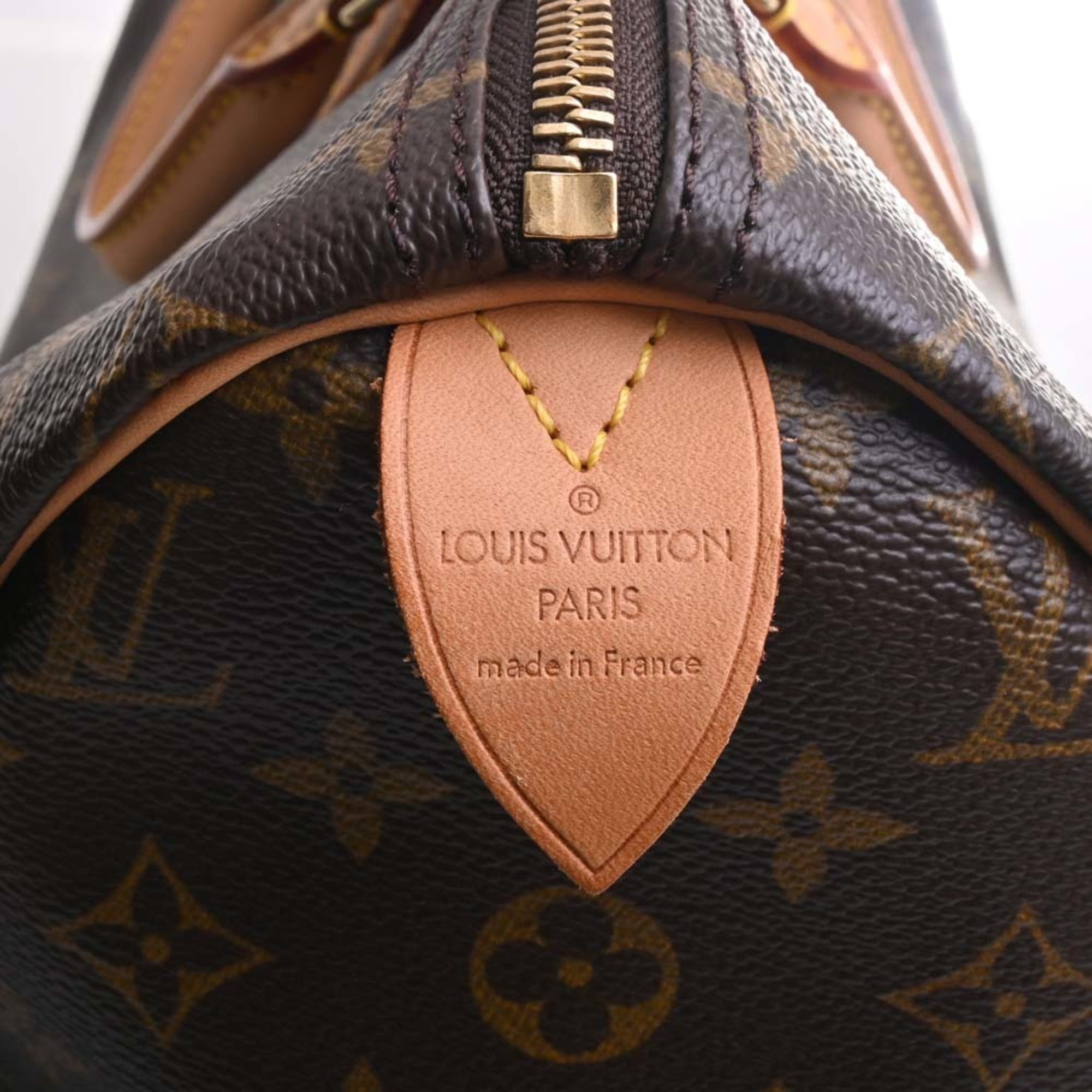 LOUIS VUITTON Monogram Speedy 40 Handbag Boston Bag M41522 Brown Women's
