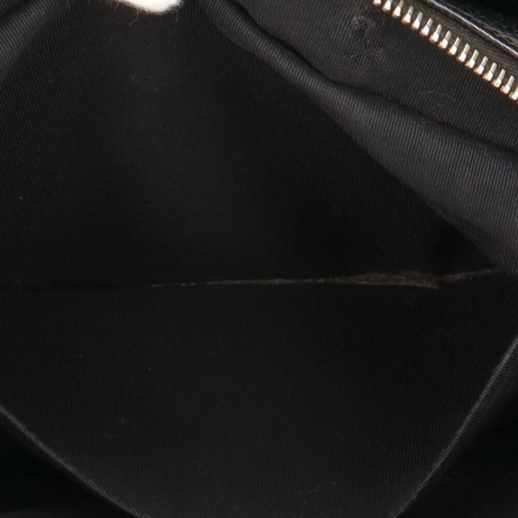 CHANEL chain matelasse handbag caviar skin black ladies