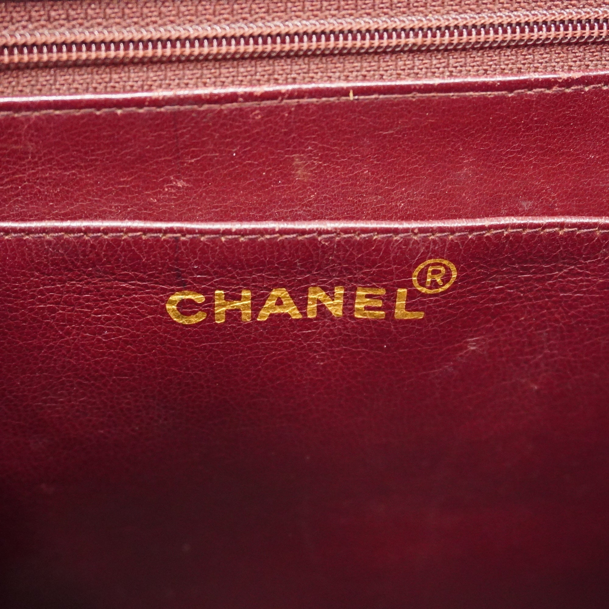 CHANEL  Big Matelasse W Chain Women's Leather Shoulder Bag Black