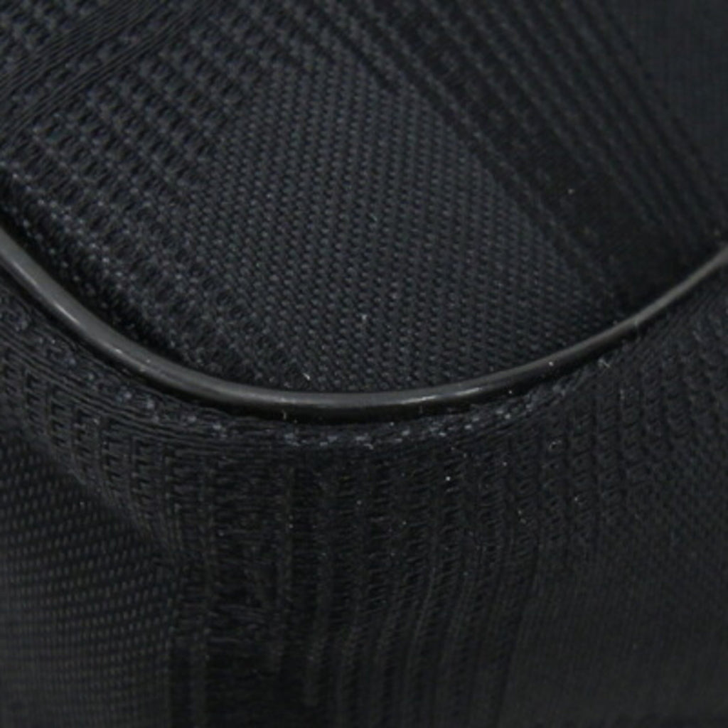 CHANEL Tote Bag New Line PM A20457 Black Nylon Canvas Leather Ladies