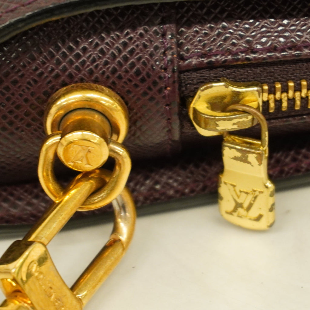 LOUIS VUITTONAuth  Taiga Baikal M30186 Men's Clutch Bag Acajou
