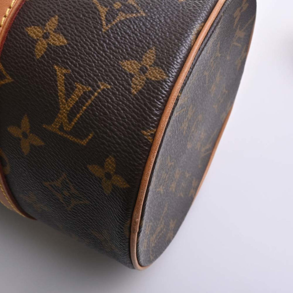 LOUIS VUITTON Monogram Papillon 30 Handbag M51385 Brown Women's