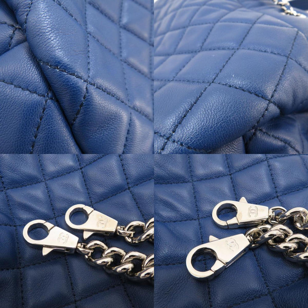 CHANEL matelasse handbag lambskin ladies