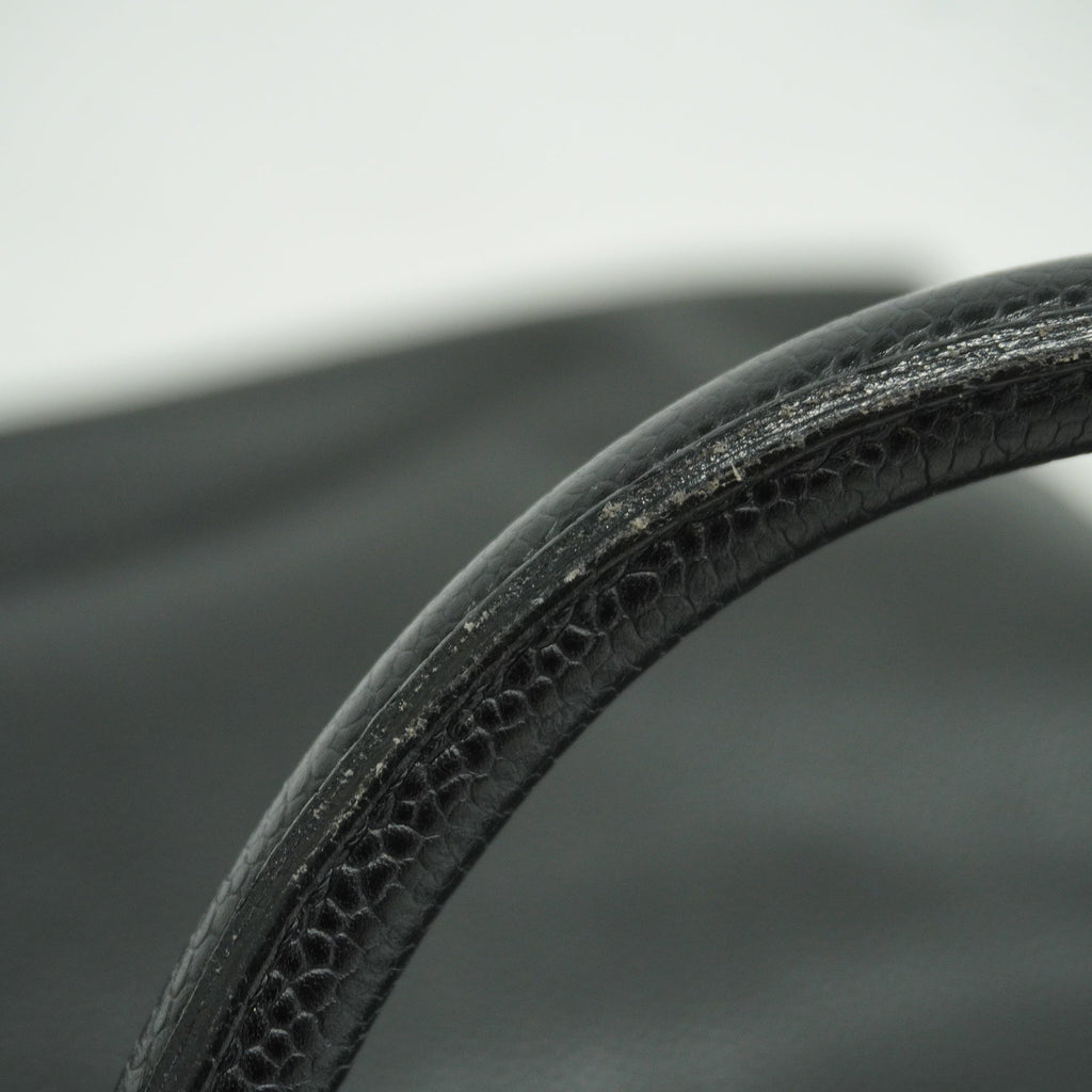 CHANELAuth  Tote Bag Women's Caviar Leather Black