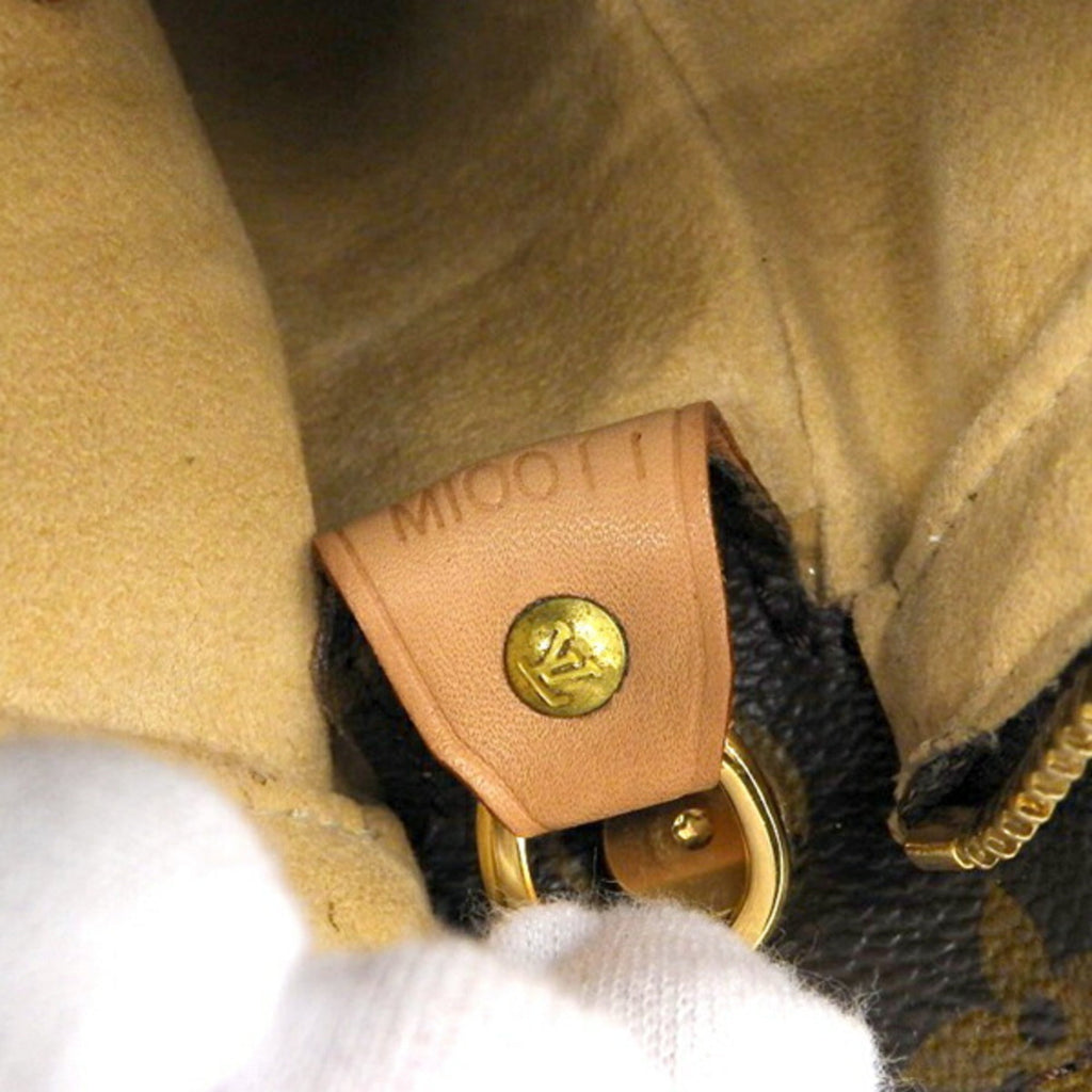 LOUIS VUITTON Monogram Looping GM Shoulder Bag M51145 Brown Women's