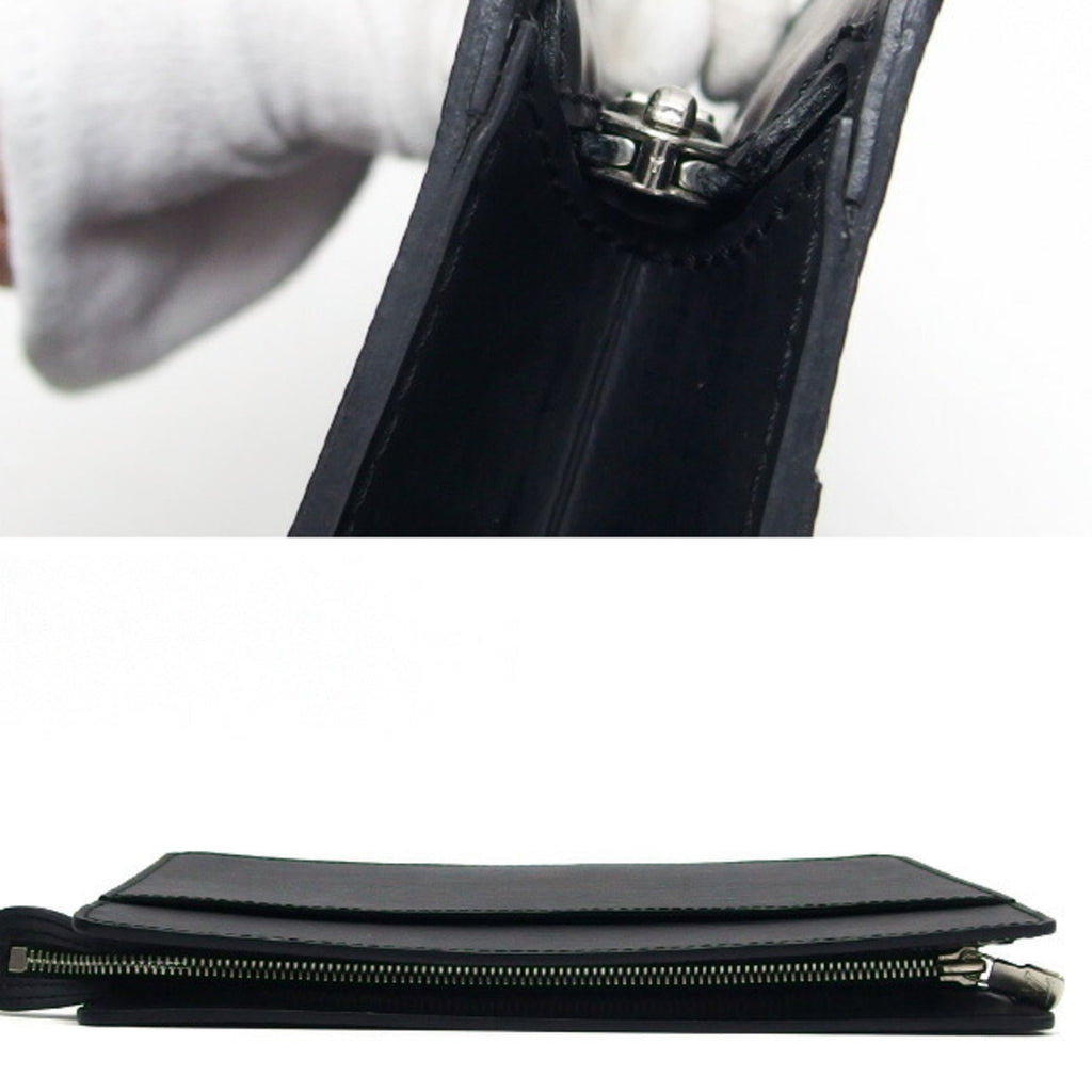 LOUIS VUITTON Epi Pochette Homme Clutch Bag Black M52522