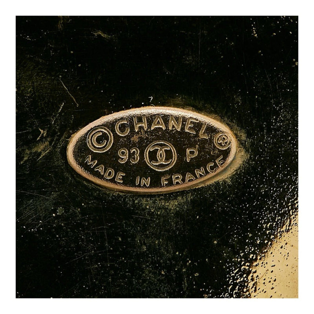 CHANEL Cocomark Heart Brooch Gold Plated Ladies