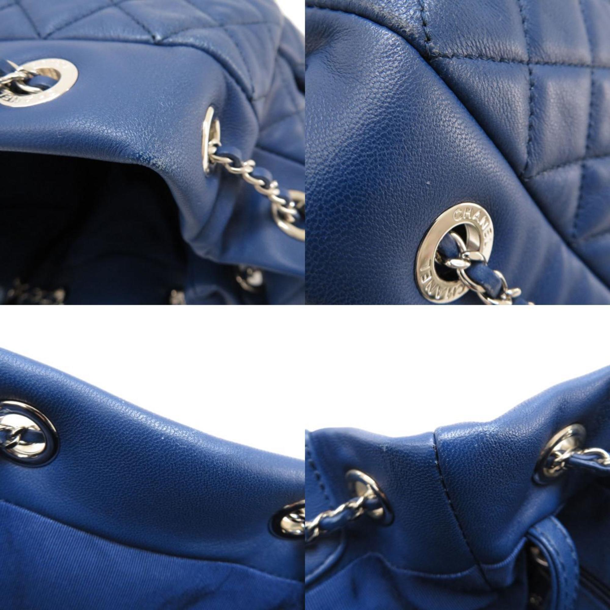 CHANEL matelasse handbag lambskin ladies