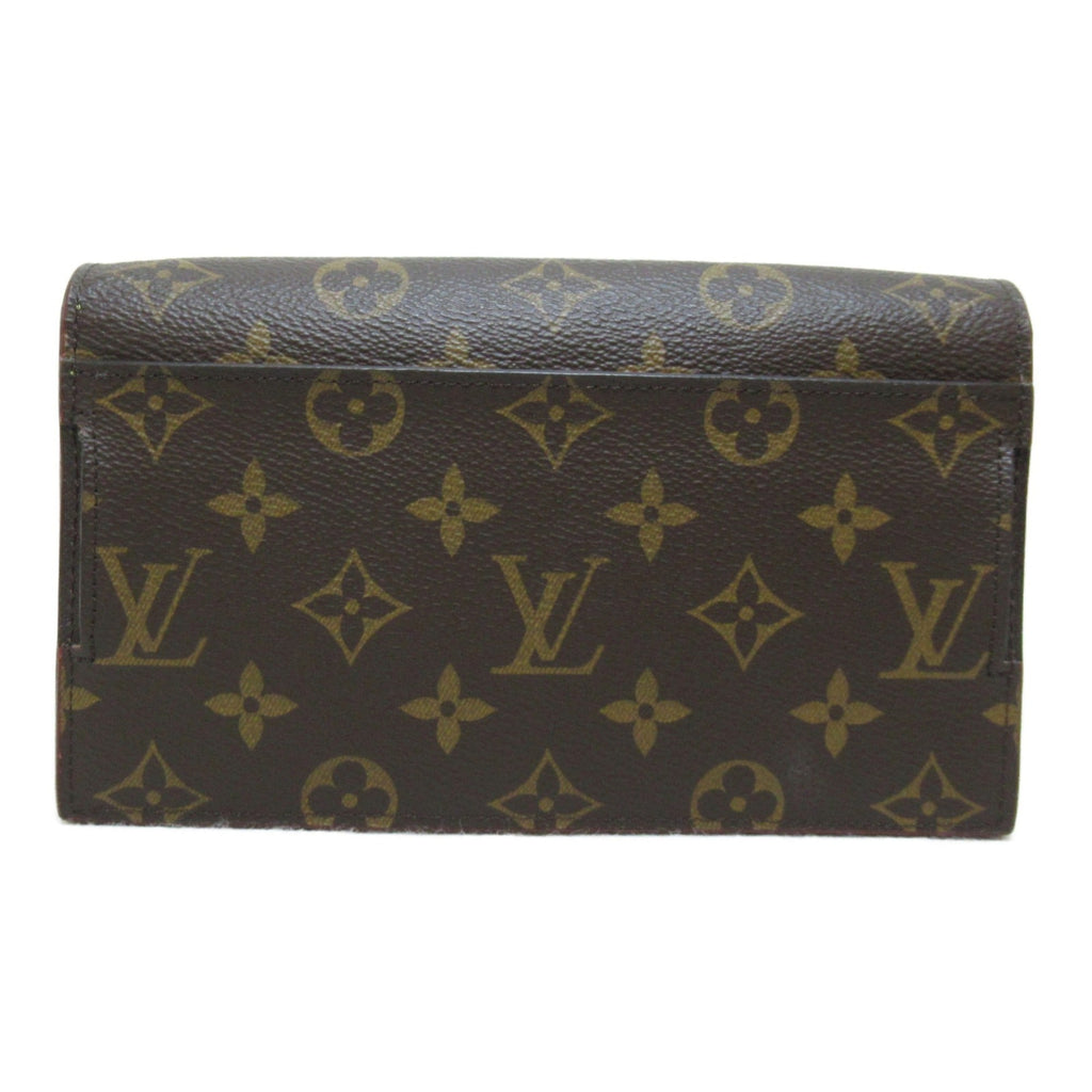 LOUIS VUITTON S lock belt pouch GM waist bag Brown Monogram PVC coated canvas M68550
