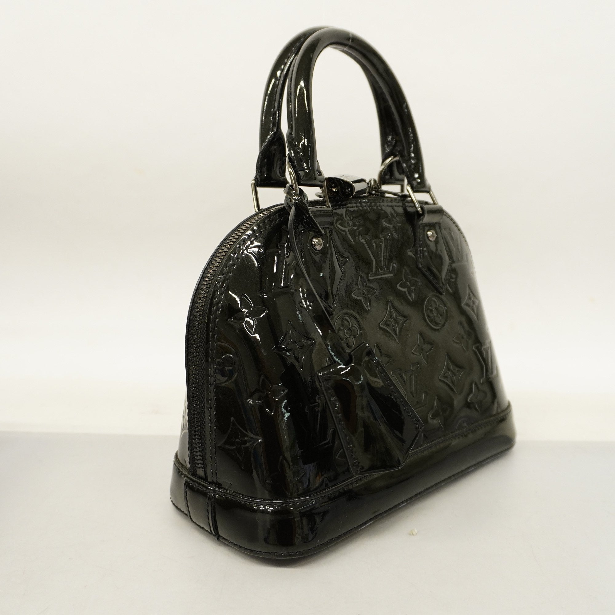LOUIS VUITTONAuth  Monogram Vernis Alma BB M90063 Women's Handbag