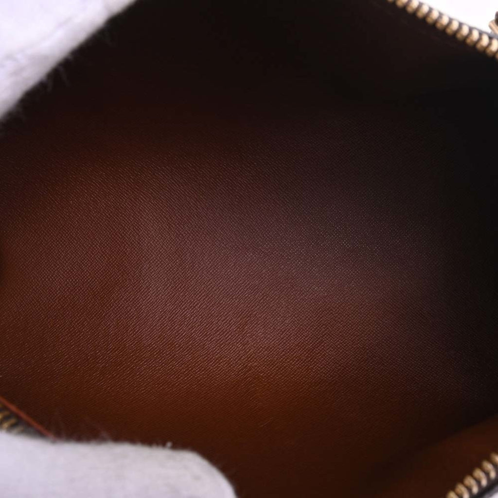LOUIS VUITTON Monogram Papillon 30 Handbag M51385 Brown Women's