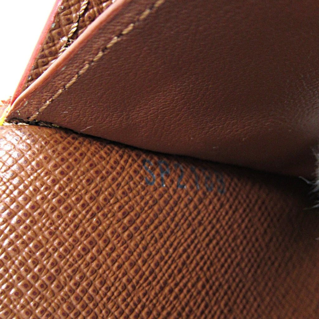 LOUIS VUITTON S lock belt pouch GM waist bag Brown Monogram PVC coated canvas M68550