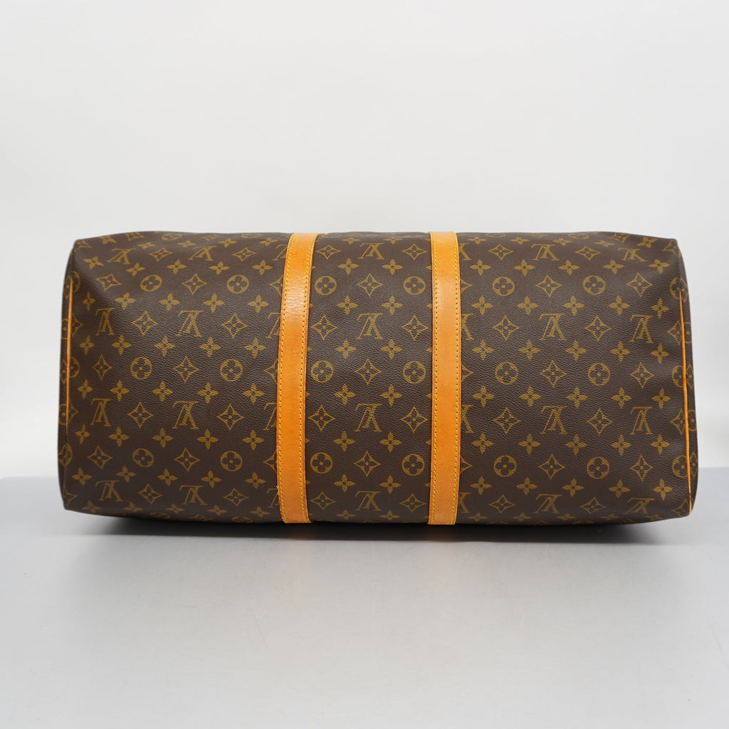 LOUIS VUITTONAuth  Monogram Keepol 55 M41424 Men,Women,Unisex Boston Bag