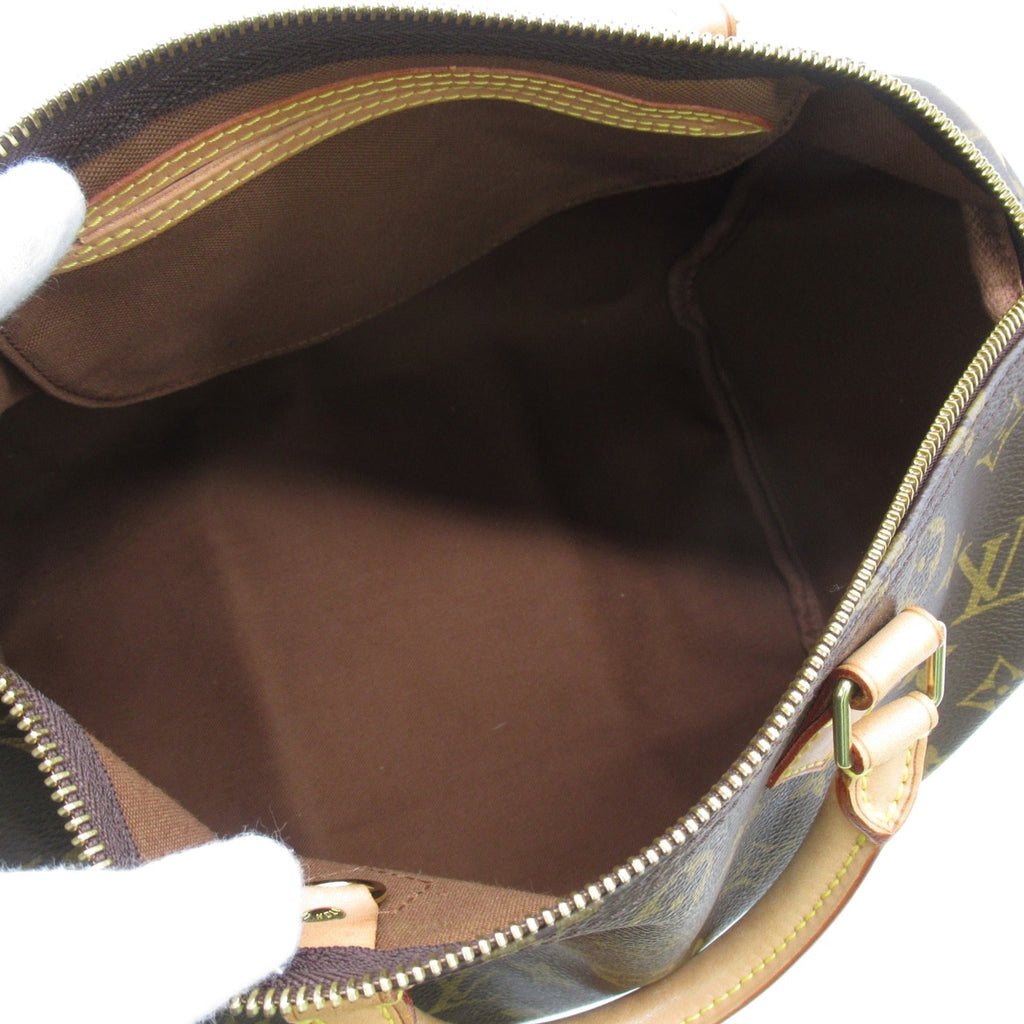 LOUIS VUITTON Speedy 30 handbag Brown Monogram PVC coated canvas M41526