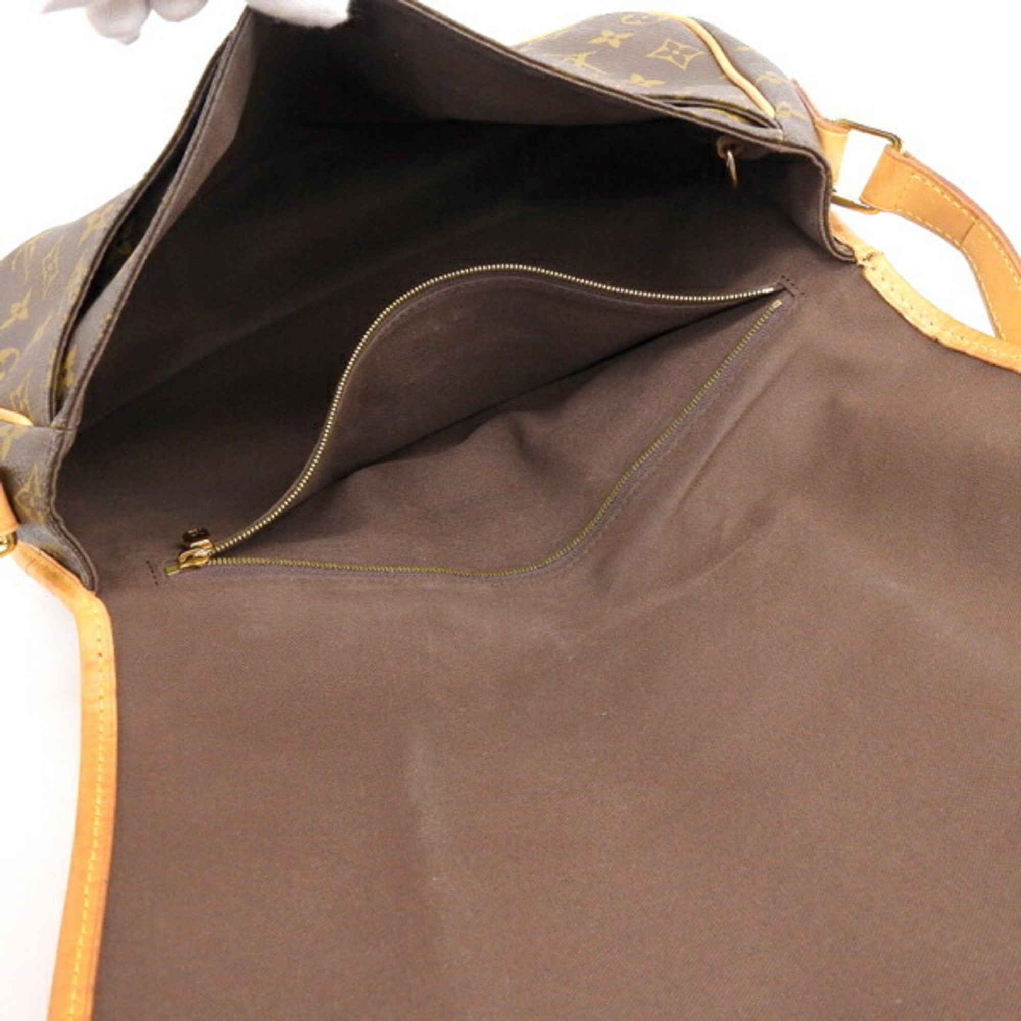LOUIS VUITTON Monogram Menilmontan MM Shoulder Bag M40473 Brown Women's
