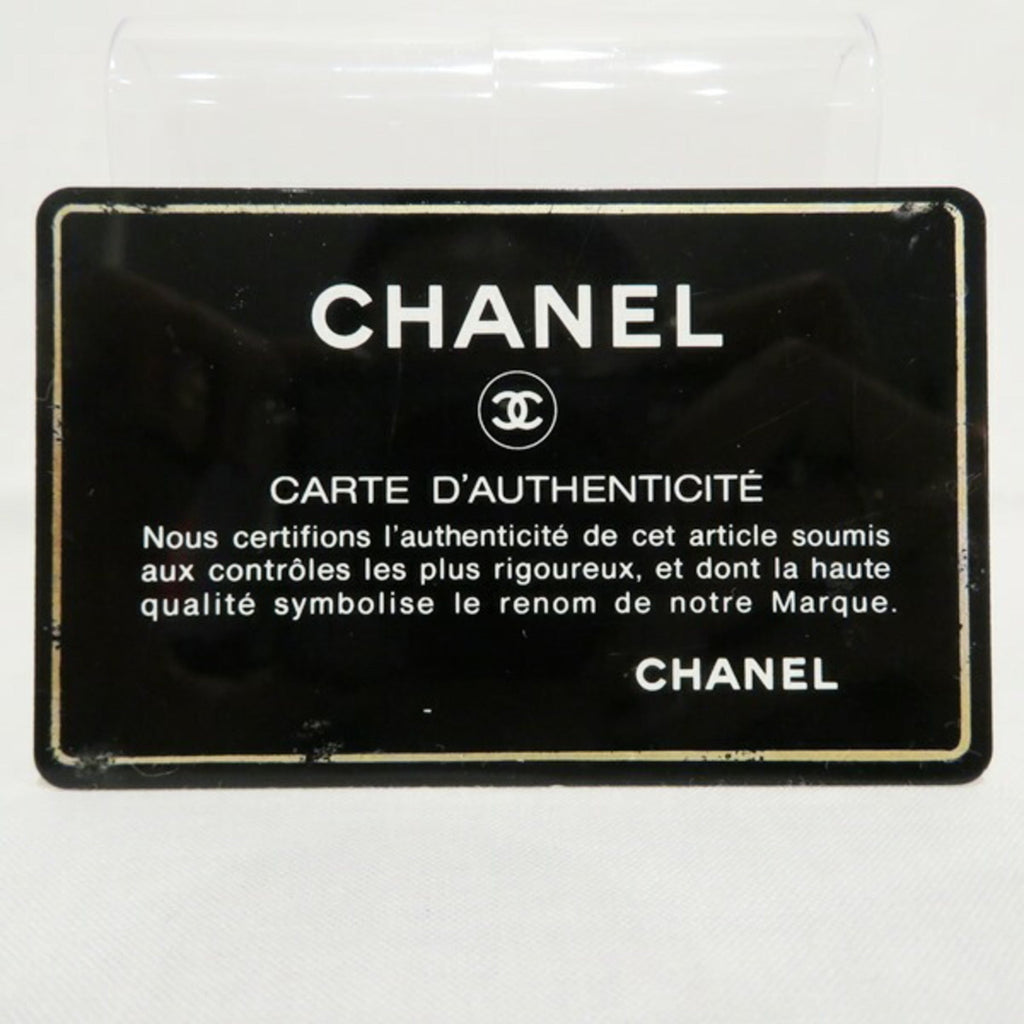 CHANEL Bicolore Lambskin Vanity Bag Handbag Ladies