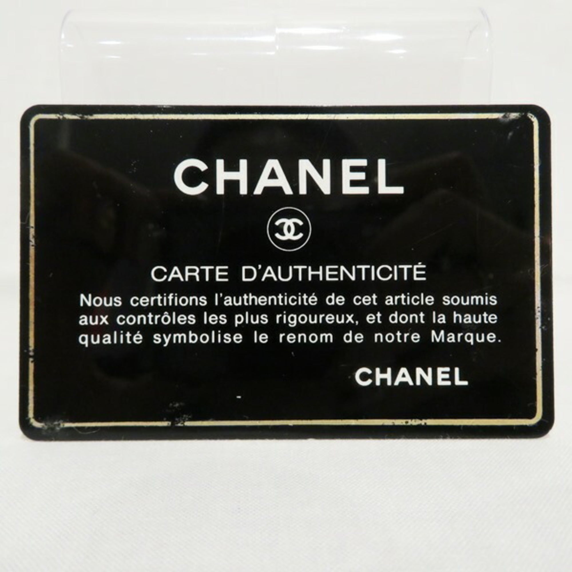 CHANEL Bicolore Lambskin Vanity Bag Handbag Ladies