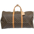 LOUIS VUITTON Monogram Keepall 60 Boston Bag Travel M41422 Brown Women's