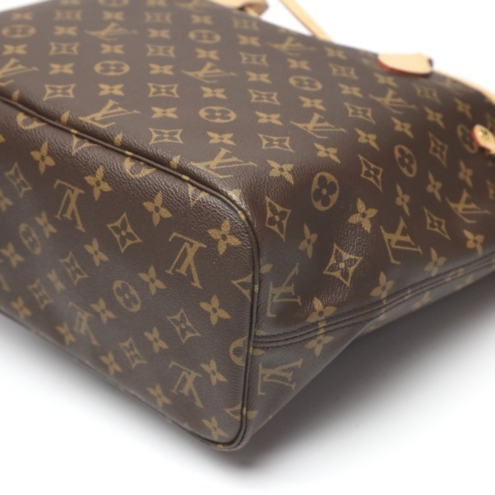LOUIS VUITTON Neverfull MM Monogram M41178  Pivoine Tote Bag LV