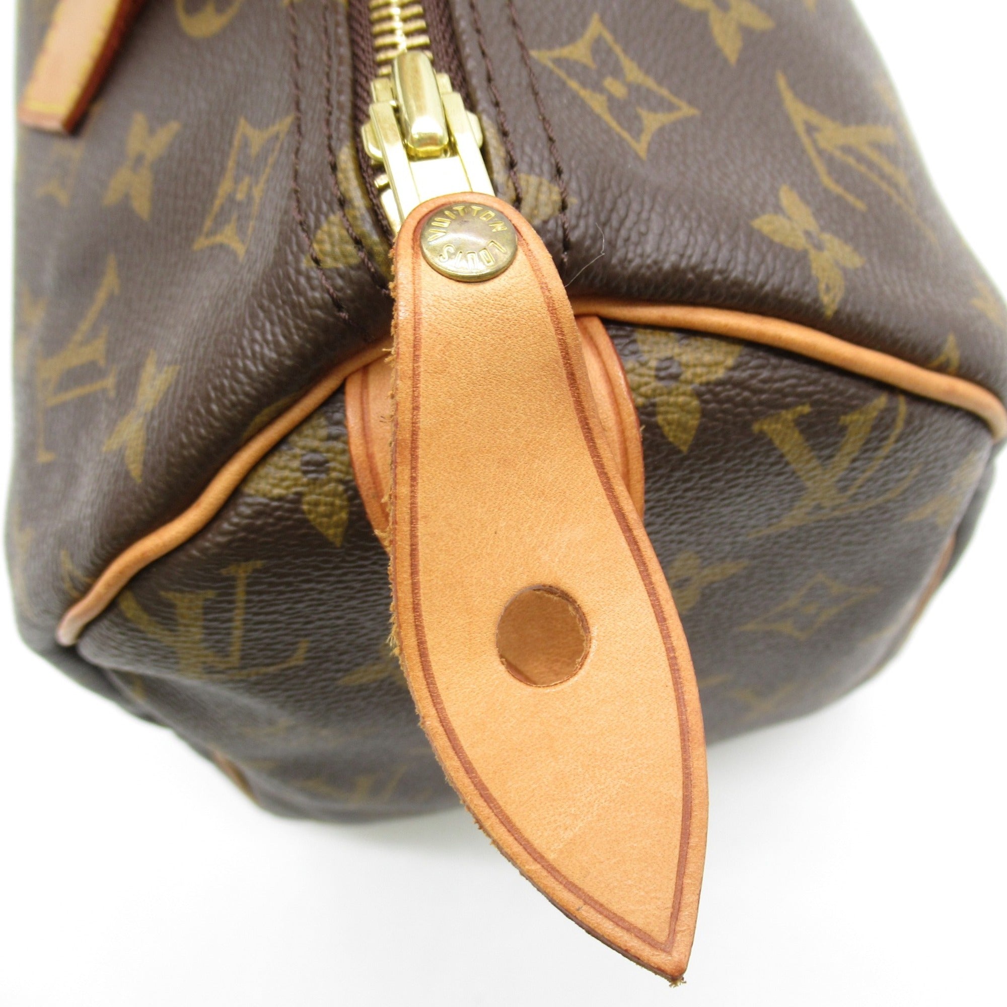 LOUIS VUITTON Speedy 30 handbag Brown Monogram PVC coated canvas M41526